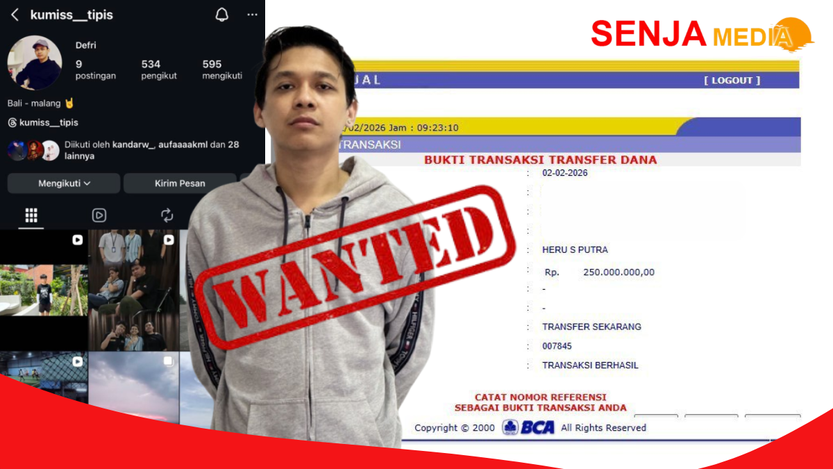 Defri Hendarto Mencuri Uang 250juta Demi Poya-Poya Viral