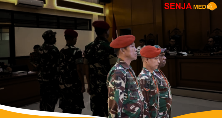 Sidang Perdana 3 Anggota TNI Yang Terlibat Pembunuhan